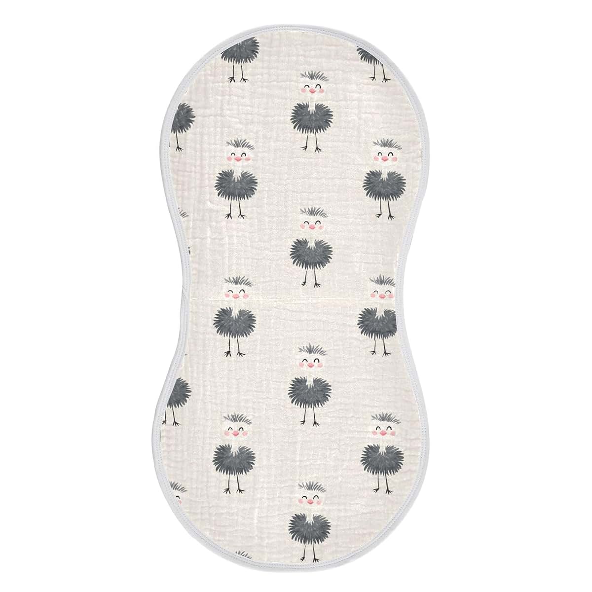 Decor Gift Cotton Burp Cloths With Figure-8 Shoulder Coverage