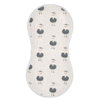 Decor Gift Cotton Burp Cloths With Figure-8 Shoulder Coverage