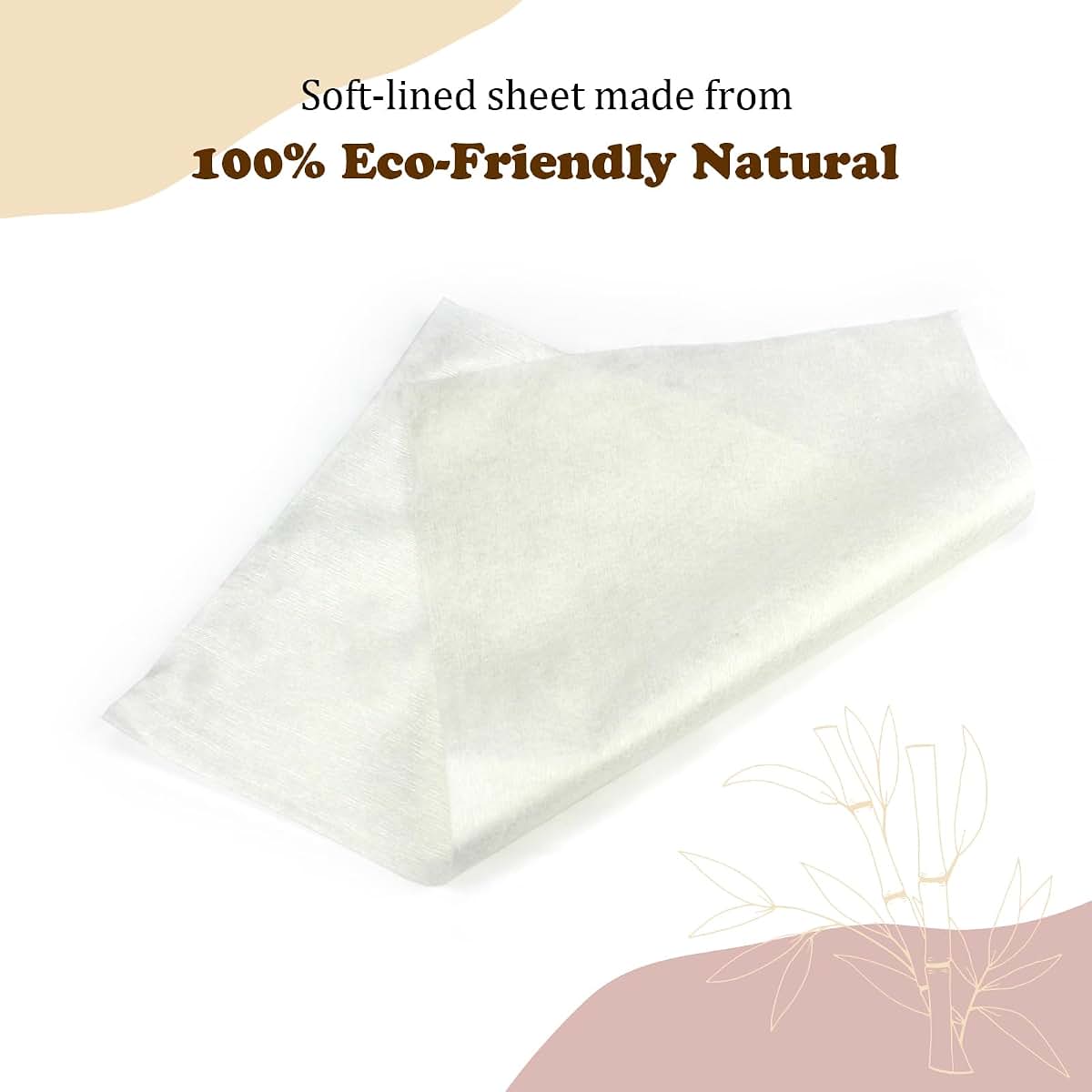 Mama Koala Disposable Natural Bboo Diaper Liners For Cloth Diapers, 400 Sheets (4 Pack)