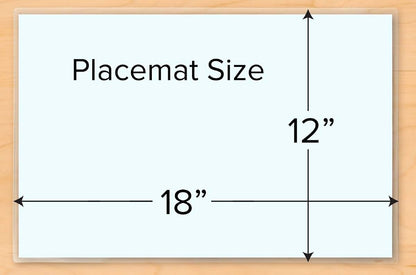 Art Appeel Birds and Birdhouses Personalized Placemat for Kids, 18 x 12 Inch Laminated (photo 4)