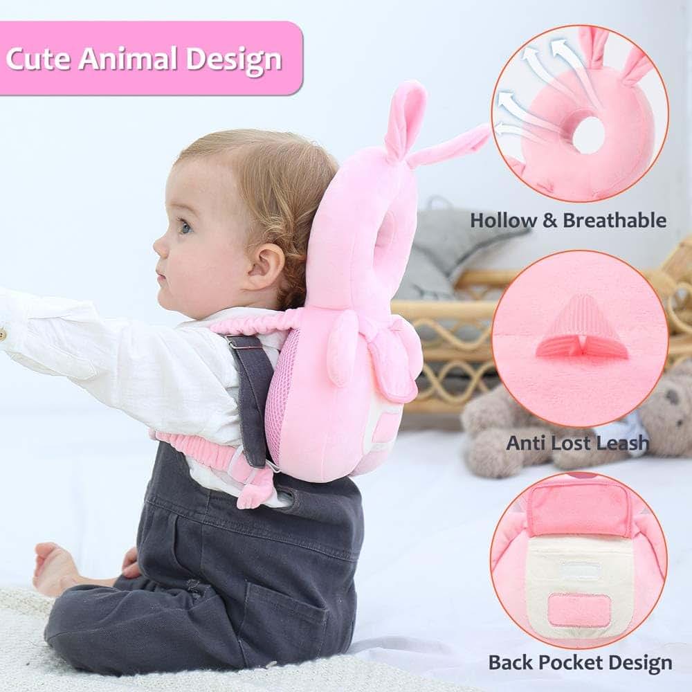 Baby Head Protector and Knee Pads Set for Crawling Support