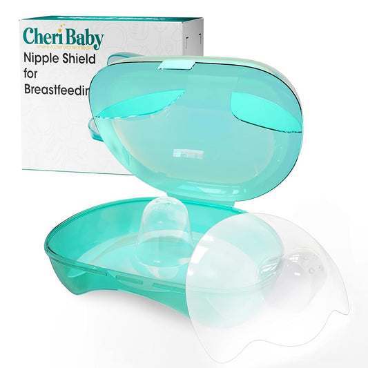 Cheri Baby CheriBaby Nipple Shield, Arc Contact Nipple Shields for Breastfeeding Newborn, Nipple Guards for Moms with