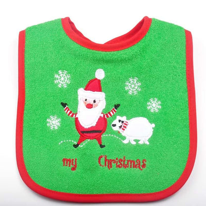 Christmas Baby Bibs 4-Piece Set for Newborn and Toddler