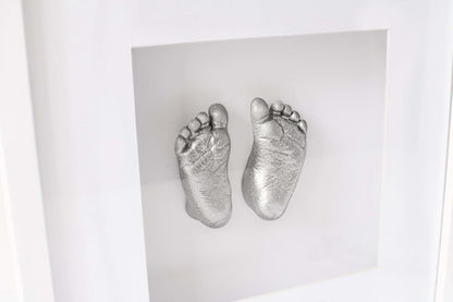 Happy Stages Baby Keepsake Hand Casting Kit With Custom Shadow Box Frame (photo 4)