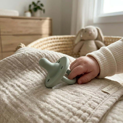Lee Lee + Me Newborn Pacifier in Sage, 0-18 Months (photo 4)