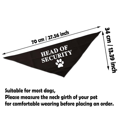 Head of Security Dog Bandana Pregnancy Announcement