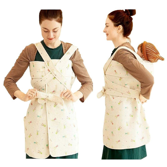 RaonK Korean Traditional Podaegi Baby Carrier With X-Type Straps