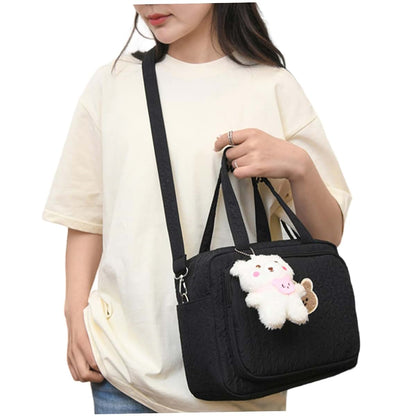 Rwigeboo Diaper Bag, Large Capacity Diaper Tote Bag with Multi-Pocket, Handheld/Crossbody, Zipper Baby for Travel