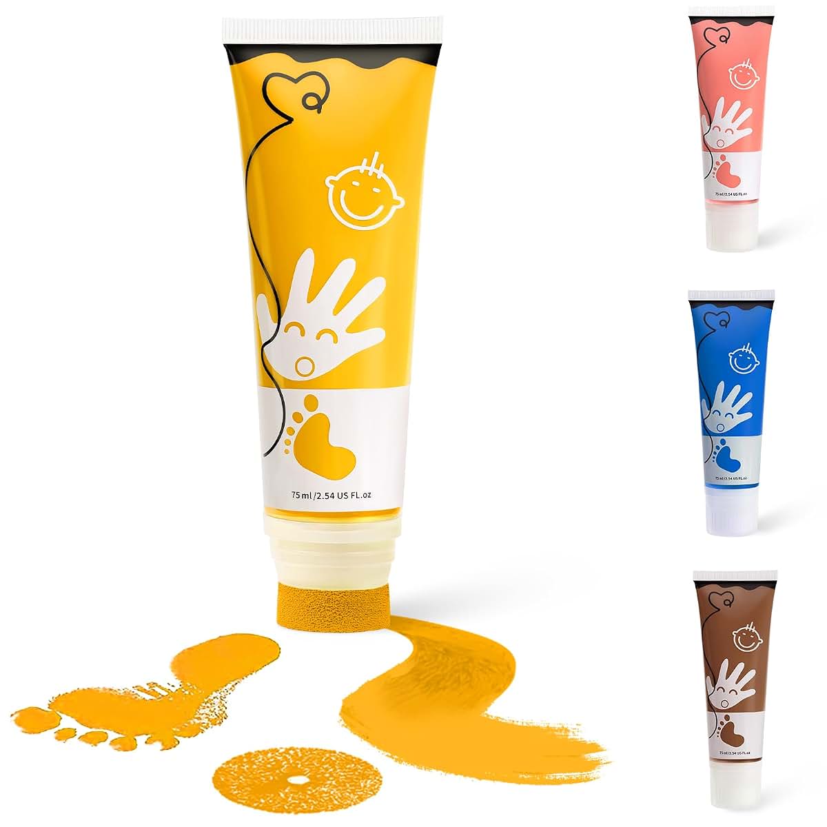 Sortnic Keepsake Ink for Hands and Feet Prints with Sponge Head