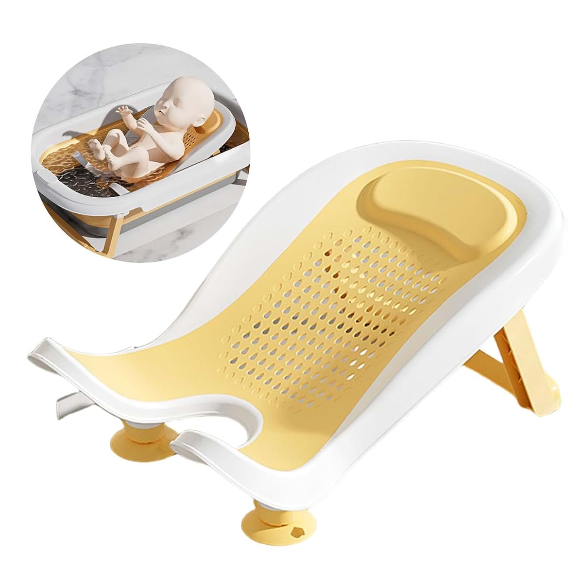 Nawwgy Baby Butt Washing Rack In Yellow (photo 2)