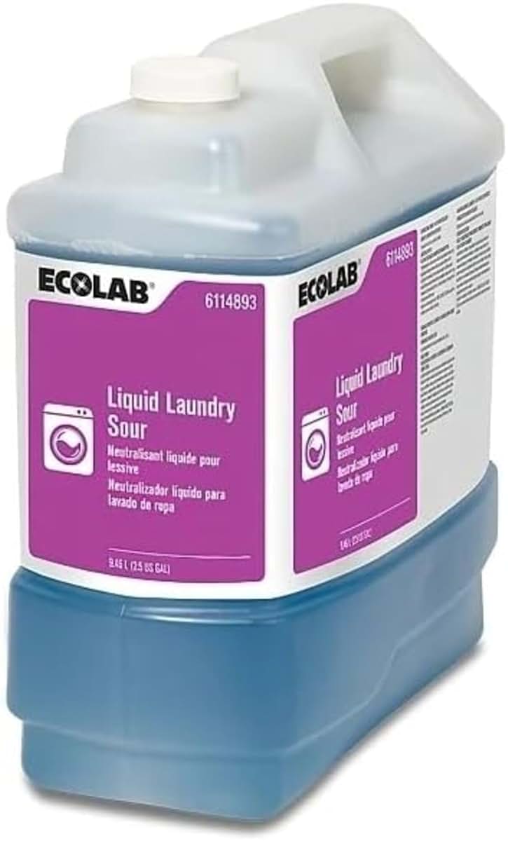 Ecolab Liquid Laundry Sour 2.5 Gallon