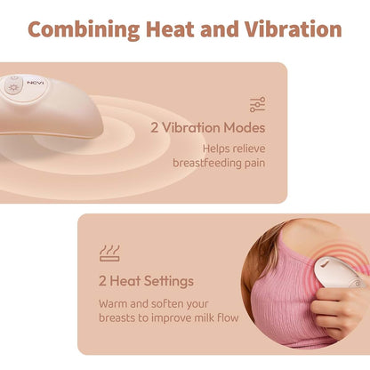 Ncvi Warming Lactation Massager | 2-in-1 Heat Vibration Support