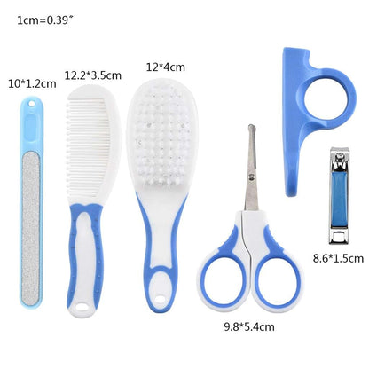 Cherjoury 6 Pcs Baby Nail Hair Daily Care Kit Kids Grooming Brush and Manicure Set Daily Care Kit (0-3 Years+) Hair Hoop (photo 4)