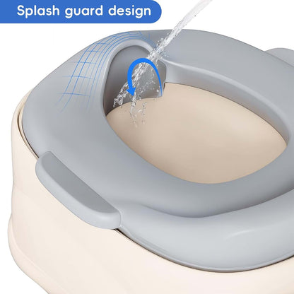 SRGAFIX 3-in-1 Potty Training Toilet with Removable Trainer Seat and Step Stool