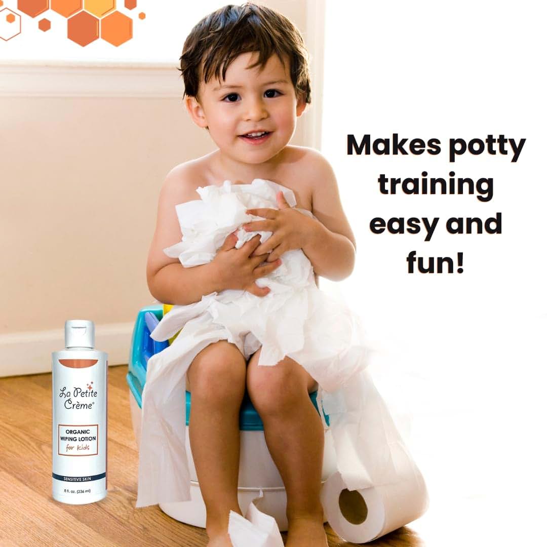 La Petite Creme Wiping Lotion for Kids - Potty Training Solution, 8 oz (photo 3)