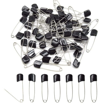 Hocansen 50 PCS Safety Pin 54mm/2.2in Baby Diaper Pins for Cloth Plastic Head Baby Pins for Diapers Stainless Steel