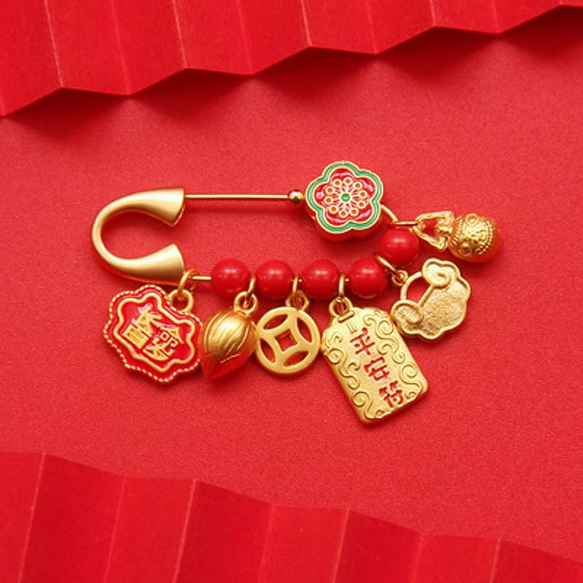Brass Traditional Chinese Style Pendant