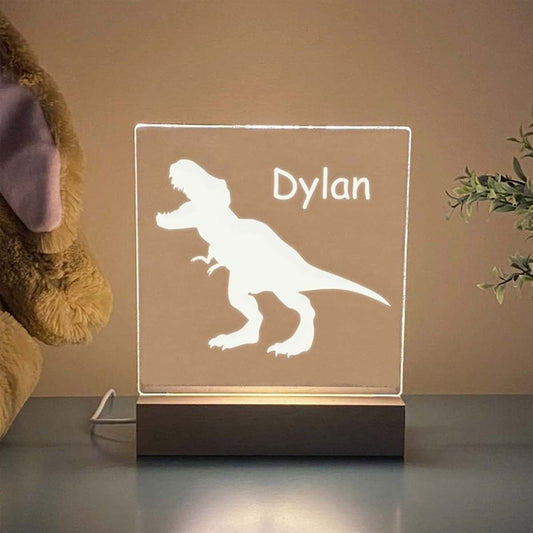 chopie Dinosaur Night Light, Personalized Night Light, Night Light, Nursery Night Light, Gift for Kids, Baby Gifts
