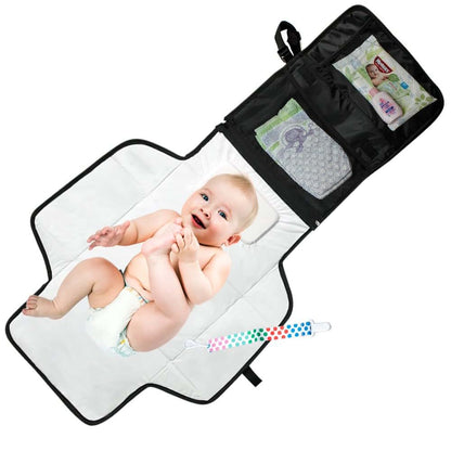 Portable Diaper Changing Pad with Head Cushion