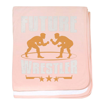 CafePress Future Wrestler Wrestling Tournament Baby Blanket