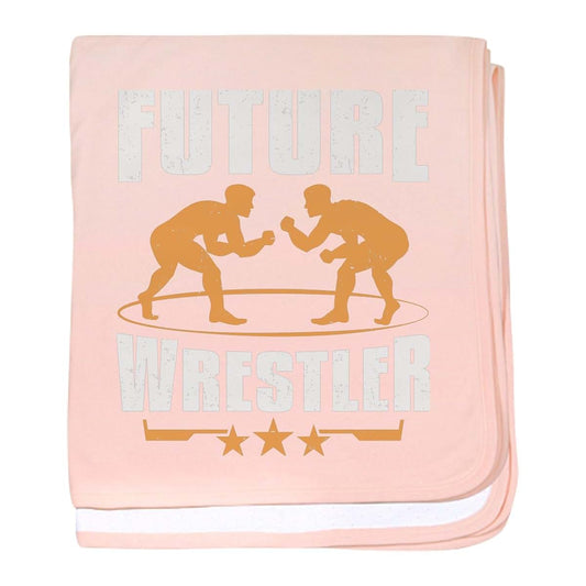 CafePress Future Wrestler Wrestling Tournament Baby Blanket