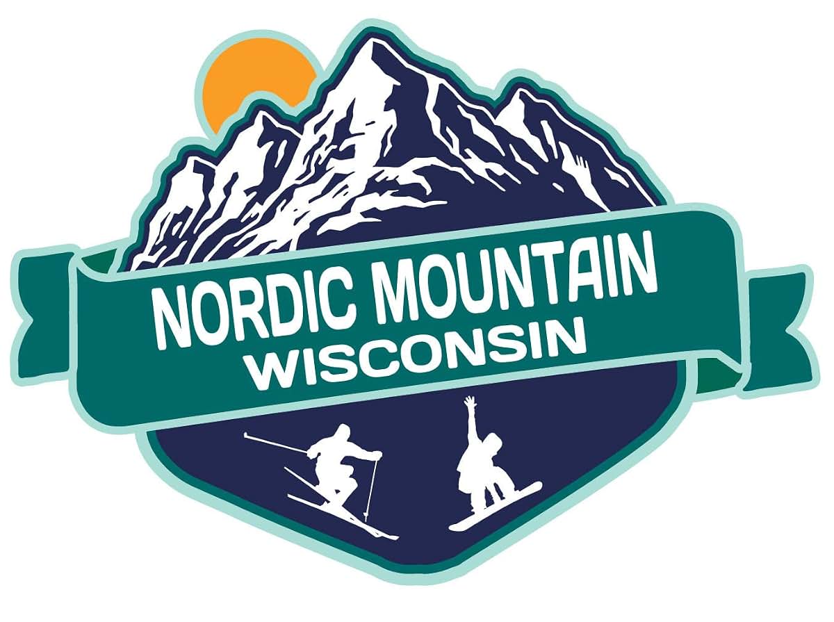 Nordic Mountain Wisconsin Souvenir Vinyl Decal Sticker