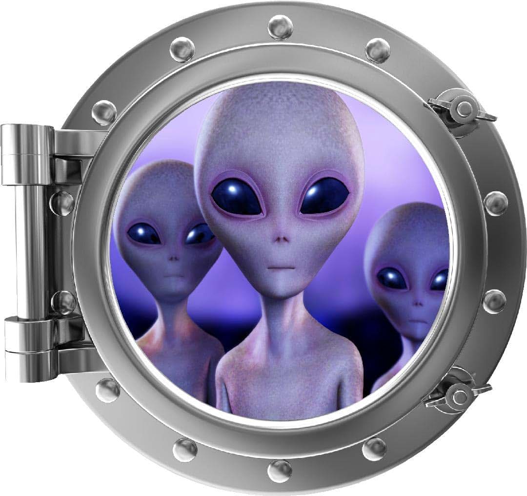 PortScape Aliens Space Window Vinyl Wall Sticker Decal