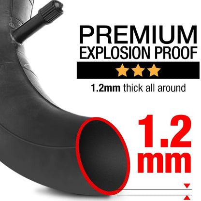 12.5'' x 1.75/2.25 Premium Explosion Proof Front Inner Tire Tube for All BOB Revolution Strollers, Stroller Strides & (photo 4)
