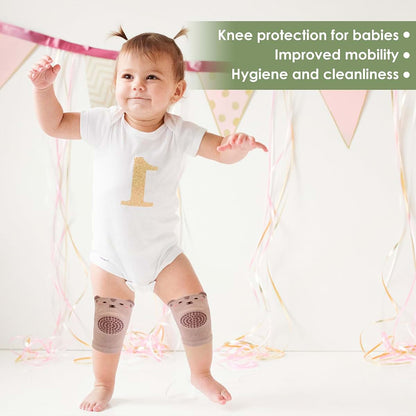VOLSION Baby Knee Pads for Crawling, 5 Pairs, Toddler