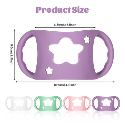 Qiuruoo 4-Piece Silicone Bottle Handles For Narrow-Neck Bottles (photo 2)