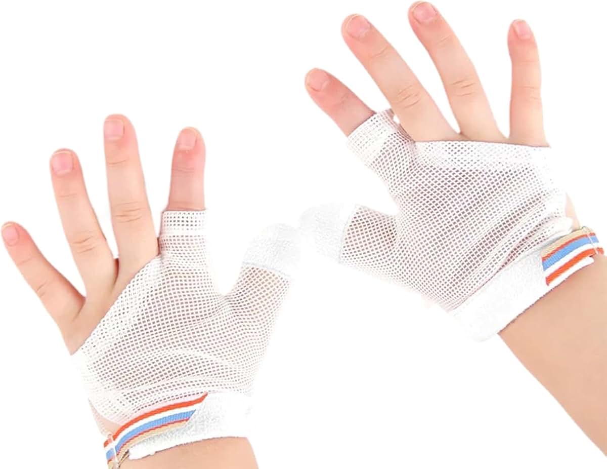 Soft Adjustable Thumb Sucking Guard for Kids Finger and Nail Stopping Device
