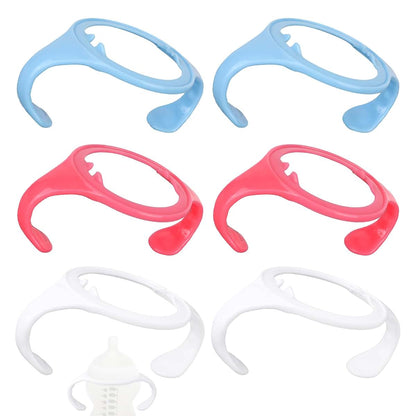 BabyOneStop Baby Bottle Handles 6pcs Non-Slip Grip For Tommee Tippee