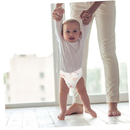 BabyOneStop Cotton Gauze Reusable Baby Diaper Pants, 2-Pack for Newborn