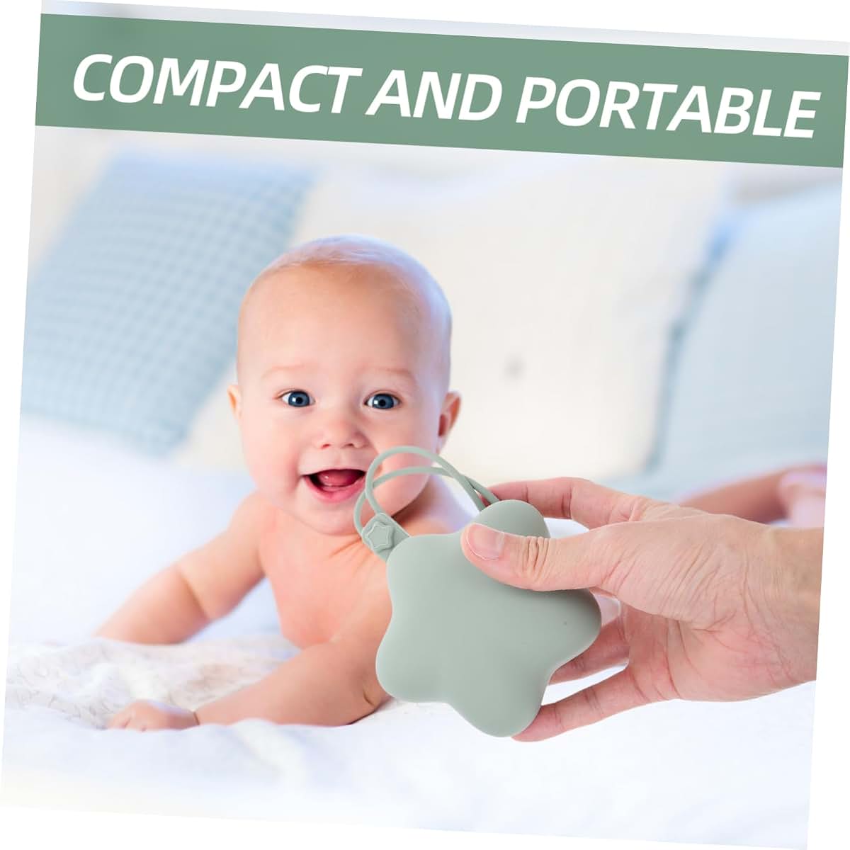 Portable Silicone Pacifier Storage Holder Case