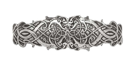 Mullingar Pewter Celtic Dragon Barrette Hair Clip