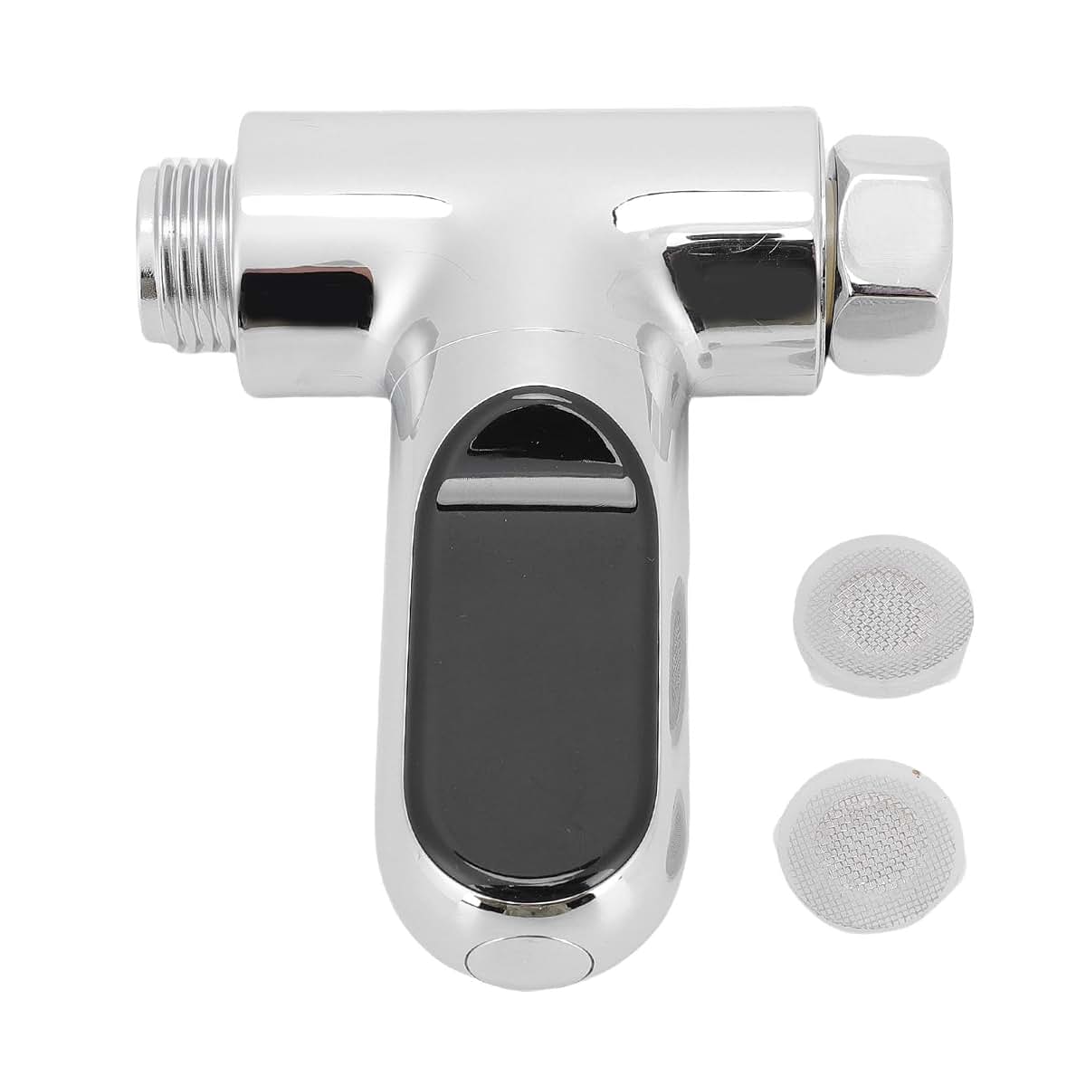Aolidsive Shower Thermometer, Instant Read LED Digital Display with Rotating Screen, Hydroelectric Powered No Battery