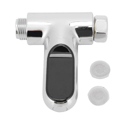 Aolidsive Shower Thermometer, Instant Read LED Digital Display with Rotating Screen, Hydroelectric Powered No Battery