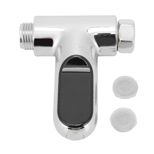 Aolidsive Shower Thermometer, Instant Read LED Digital Display with Rotating Screen, Hydroelectric Powered No Battery