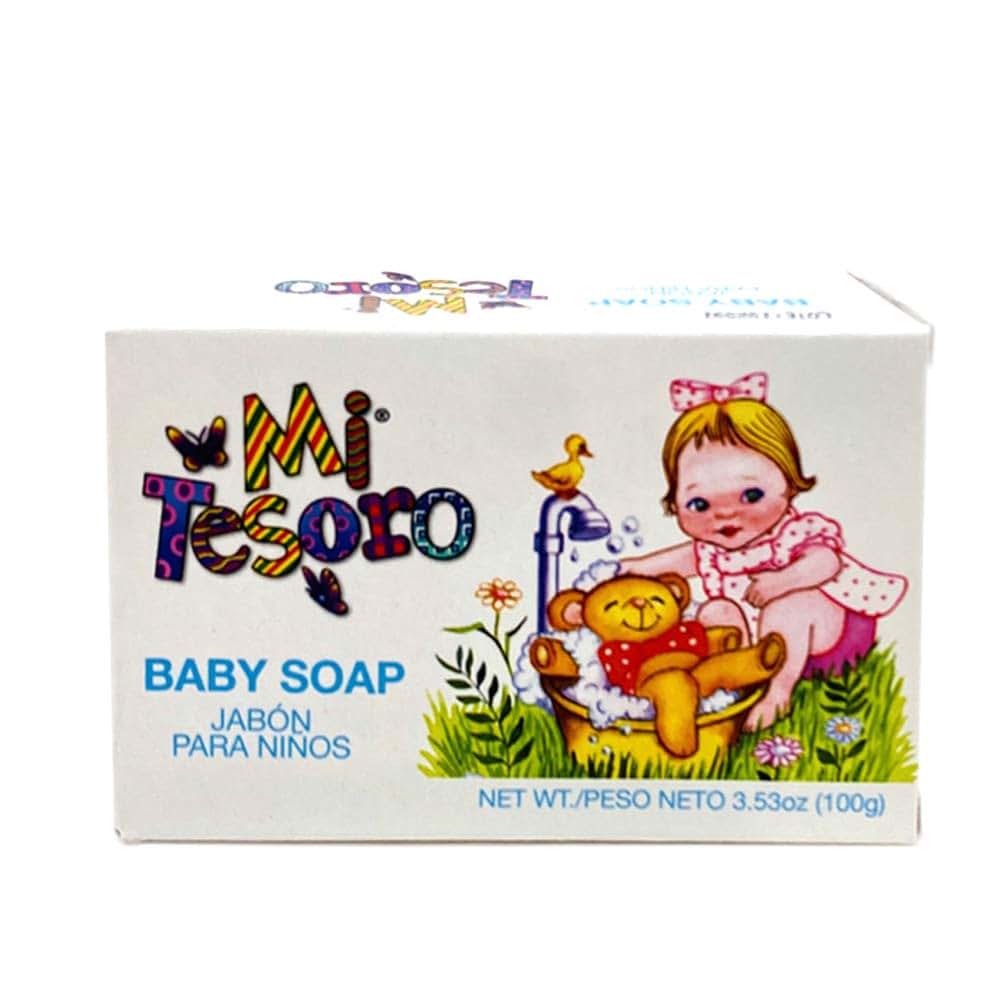 Mi Tesoro Baby Soap for Sensitive Skin, Sulfate Free, 3 Oz, Pack of 2