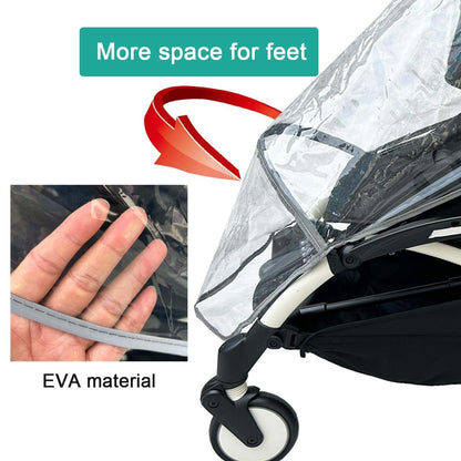 Stroller Accessories Rain Cover Compatible with Babyzen YOYO Series and Stokke YOYO3