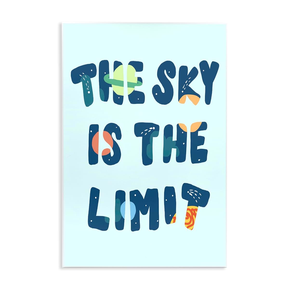 Stupell Industries Sky Is The Limit Wall Plaque