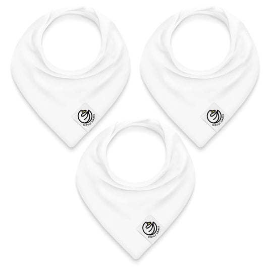 Giggly Goose Premium 3-Pack Drool Bibs for Babies | Bibs for Boys & Girls