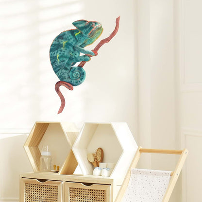 Chameleon Animal Wall Decal Sticker for Nursery Decor | Removable PVC Art