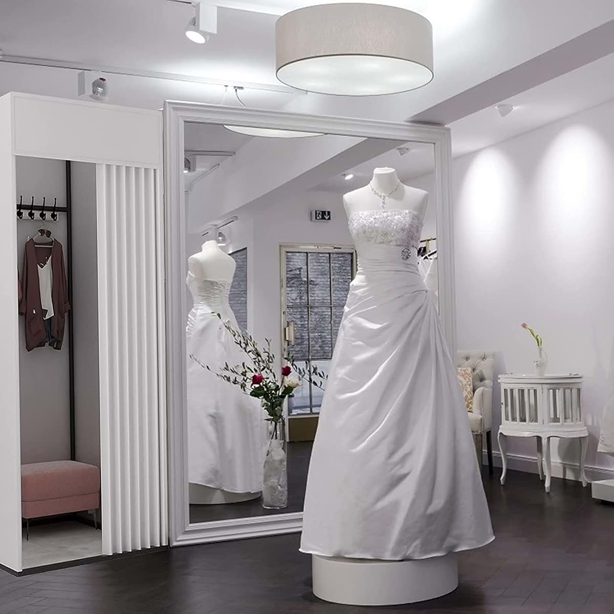 Saako Freestanding Changing Room With Blackout Curtains (photo 2)