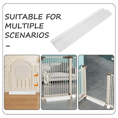 Indoor Door Fixator Guardrail Plastic White 45.5x13cm