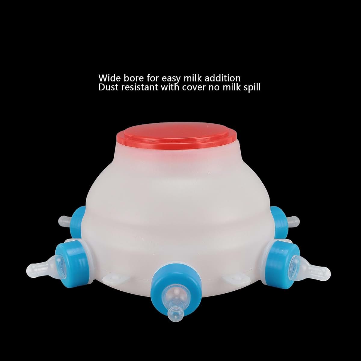 Fockety Lamb Milk Feeder Bottle With 6 Pacifiers (photo 3)