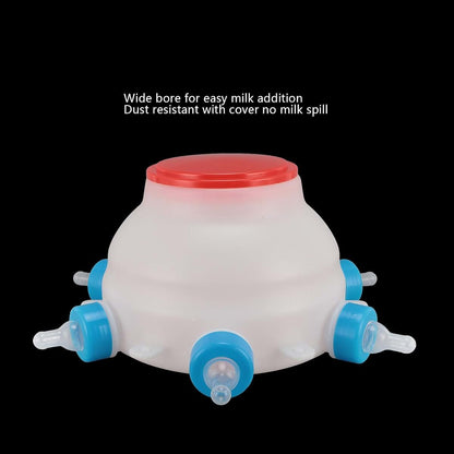 Fockety Lamb Milk Feeder Bottle With 6 Pacifiers (photo 3)
