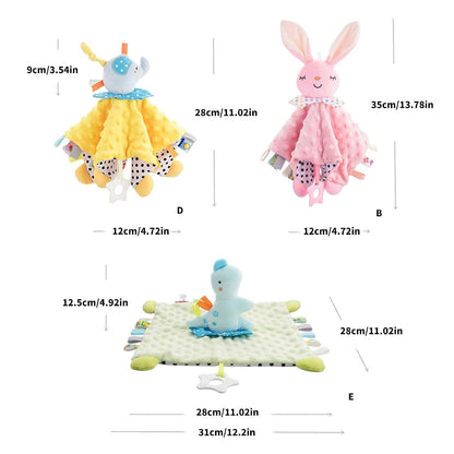 Zkbszn Infant Security Blanket with Cartoon Patterns (photo 4)