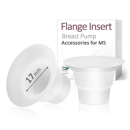 MompMuir 17mm Flange Insert for Momcozy M5 Breast Pump Accessories