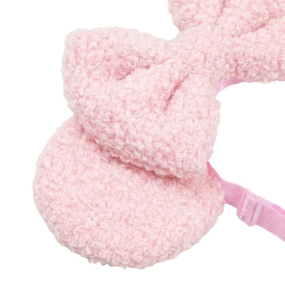 Batsysm Adjustable Wool Fleece Mouse Ears Headband for Baby Girls